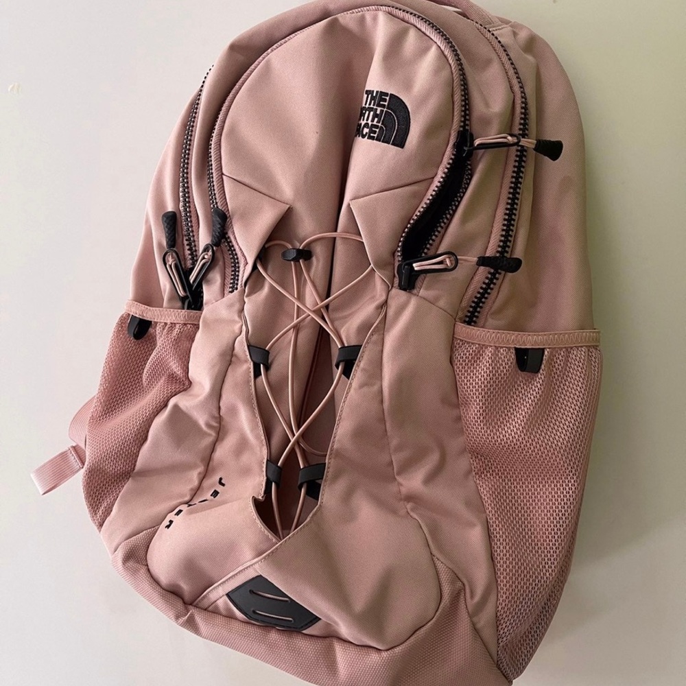 North face pink jester backpack